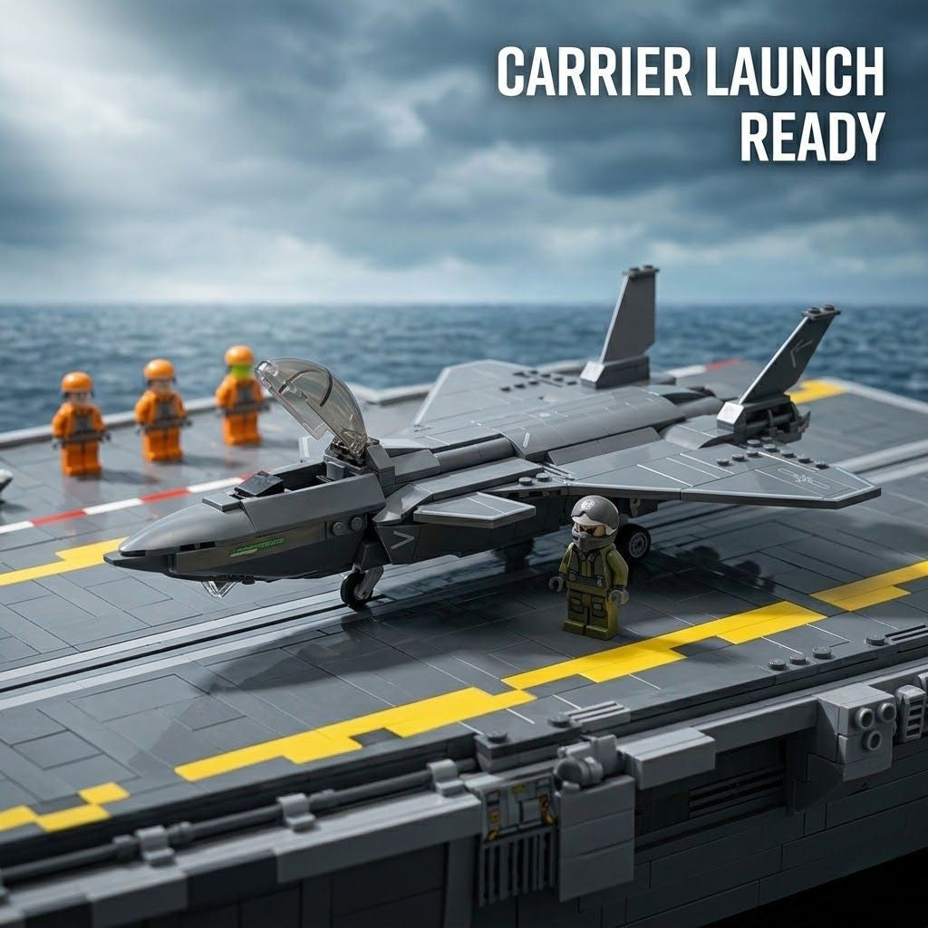 Stealth Fighter Jet Building Set