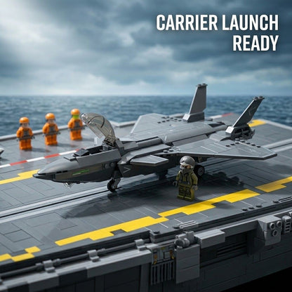 Stealth Fighter Jet Building Set