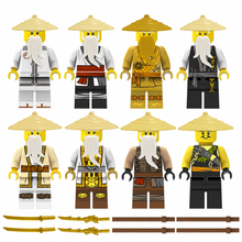 8083 complete minifigure set and included accessories on white