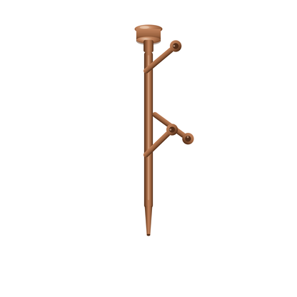 Minifigure Plant Stem Accessory - Brown studio