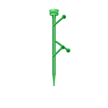 Minifigure Plant Stem Accessory - Green studio