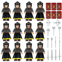 Iron Legion Roman Soldier Minifigure Set, 12 Legionaries