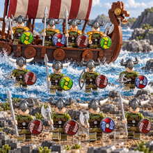 Viking Raiders Minifigure Set, 12 Warriors lifestyle scene A