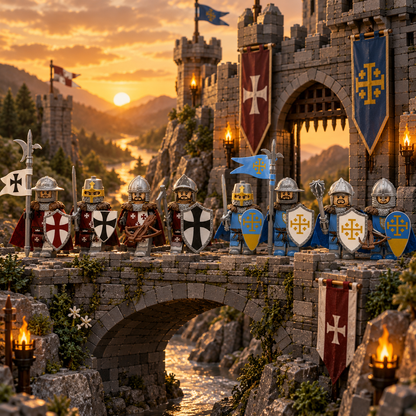 Crusader Knights - Collectible Minifigures