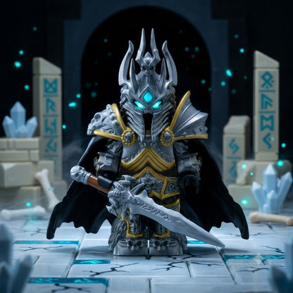 Icy Demon King with Demon Sword Minifigure - Brick BrosKnights