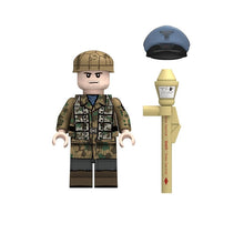 WWII Luftwaffe Field Soldier Minifigure with Anti-Tank Launcher