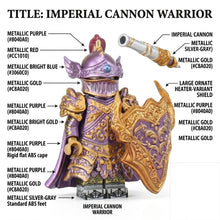 Purple and Gold Armored Lancelot with Spear and Shield Minifigure