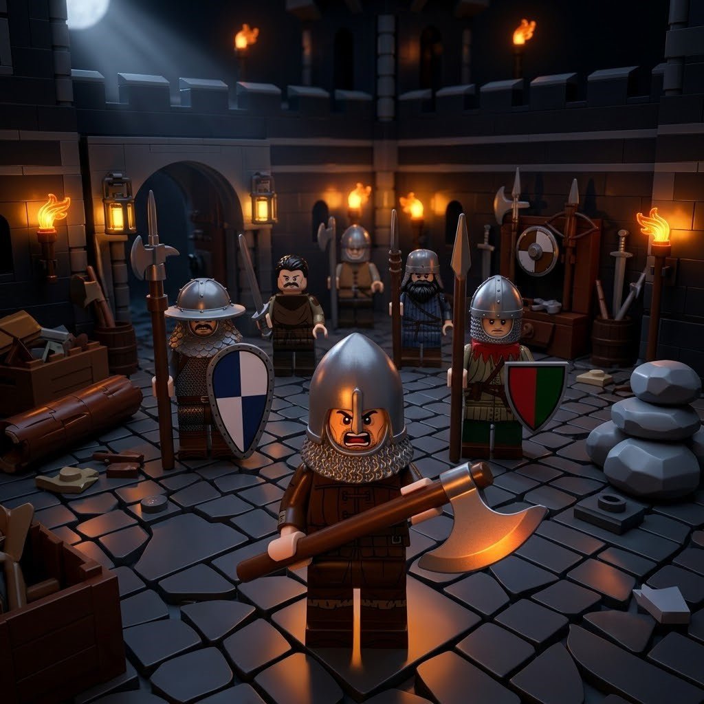 Village Militia and Guard Minifigures - Brick Bros