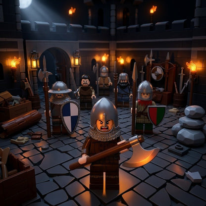 Village Militia and Guard Minifigures - Brick Bros