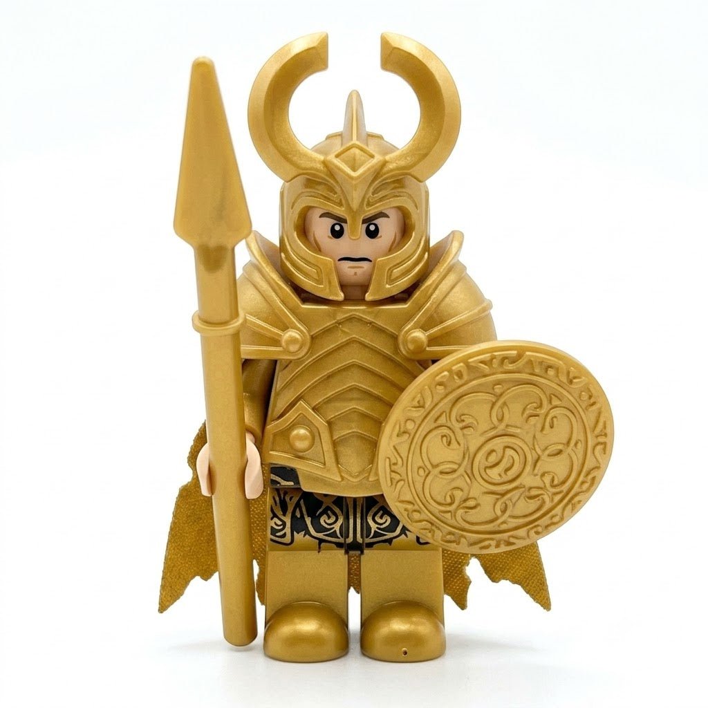 Horned Helmet Norse Army Minifigure Set - Brick BrosKnights