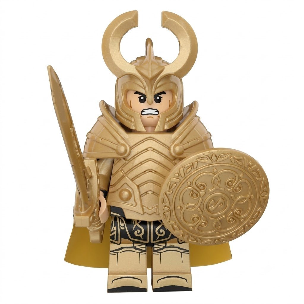 Horned Helmet Norse Army Minifigure Set - Brick BrosKnights