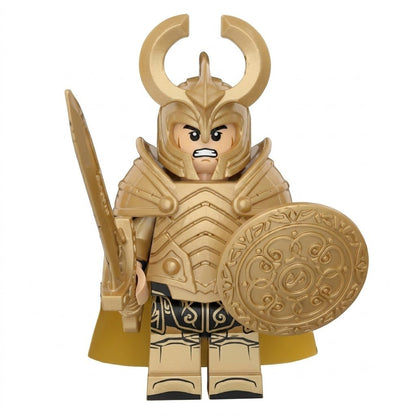 Horned Helmet Norse Army Minifigure Set - Brick BrosKnights
