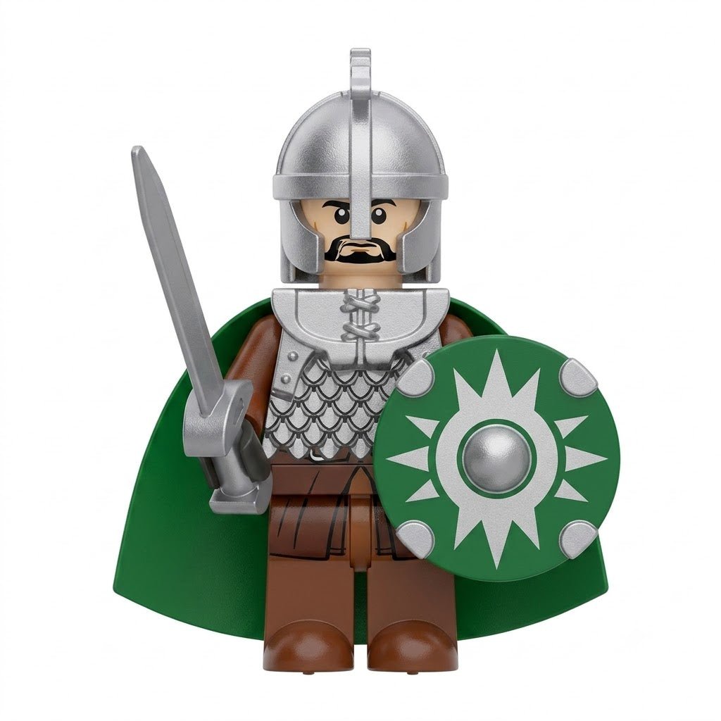 Green Cape Warrior Army Set - Brick BrosKnights