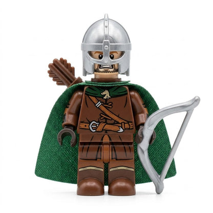 Green Cape Warrior Army Set - Brick BrosKnights