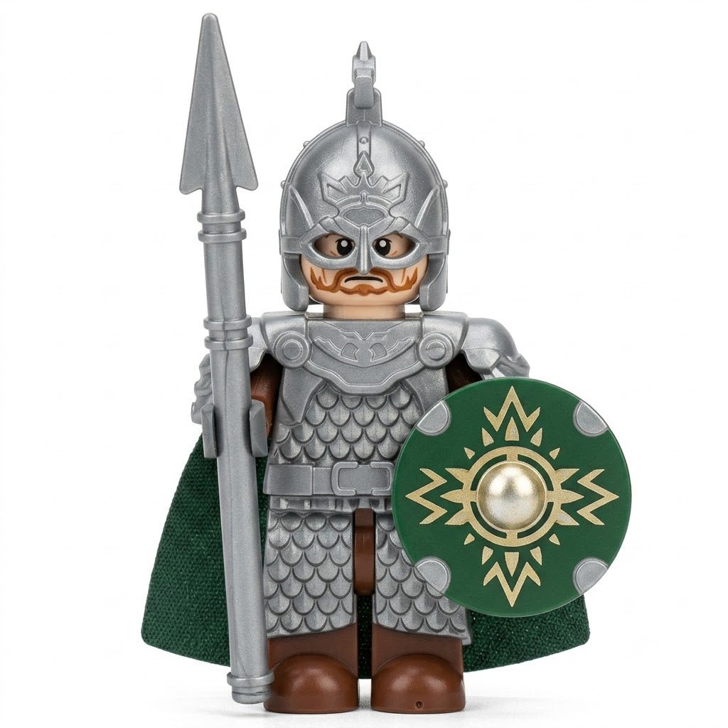 Green Cape Warrior Army Set - Brick BrosKnights