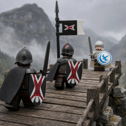 Ravenmark Rivals bridge battle toy minifigure scene