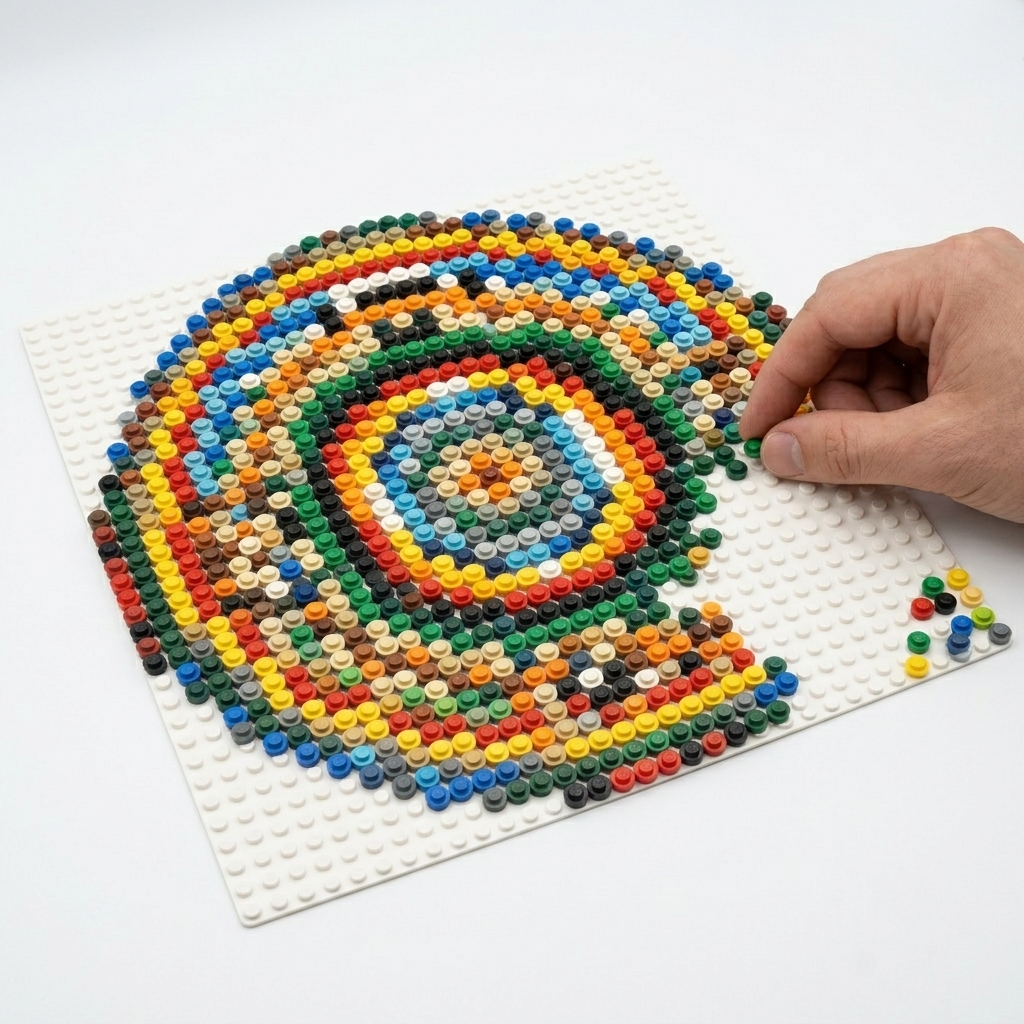 1×1 Classic Round Studs - 25-Piece Color Packs