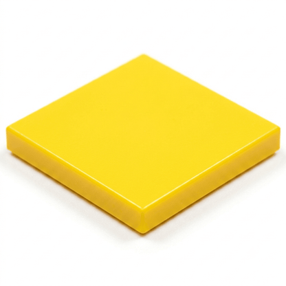 2x2 smooth flat tiles Yellow