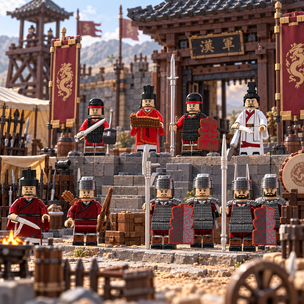 Clash of Empires - Warrior Minifigures