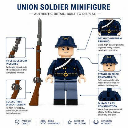 N417 Blue Union Rifleman alternate angle