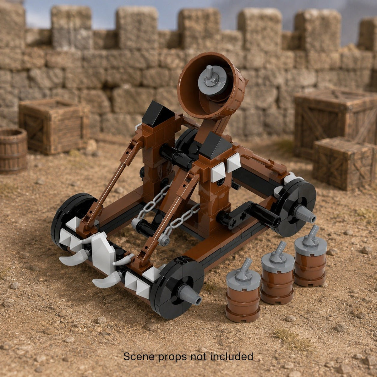 Medieval Siege Engines, Carts & Carriages Build Kits - Brick BrosMOC
