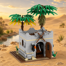 Stone Armory Shop with Palm Trees