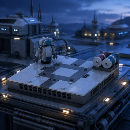 Turret Control Pad in a futuristic research-base scene; scene props not included