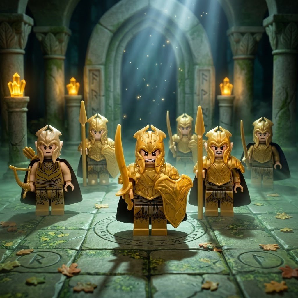 Elven Guard & Warrior Minifigure Collection - Brick BrosKnights