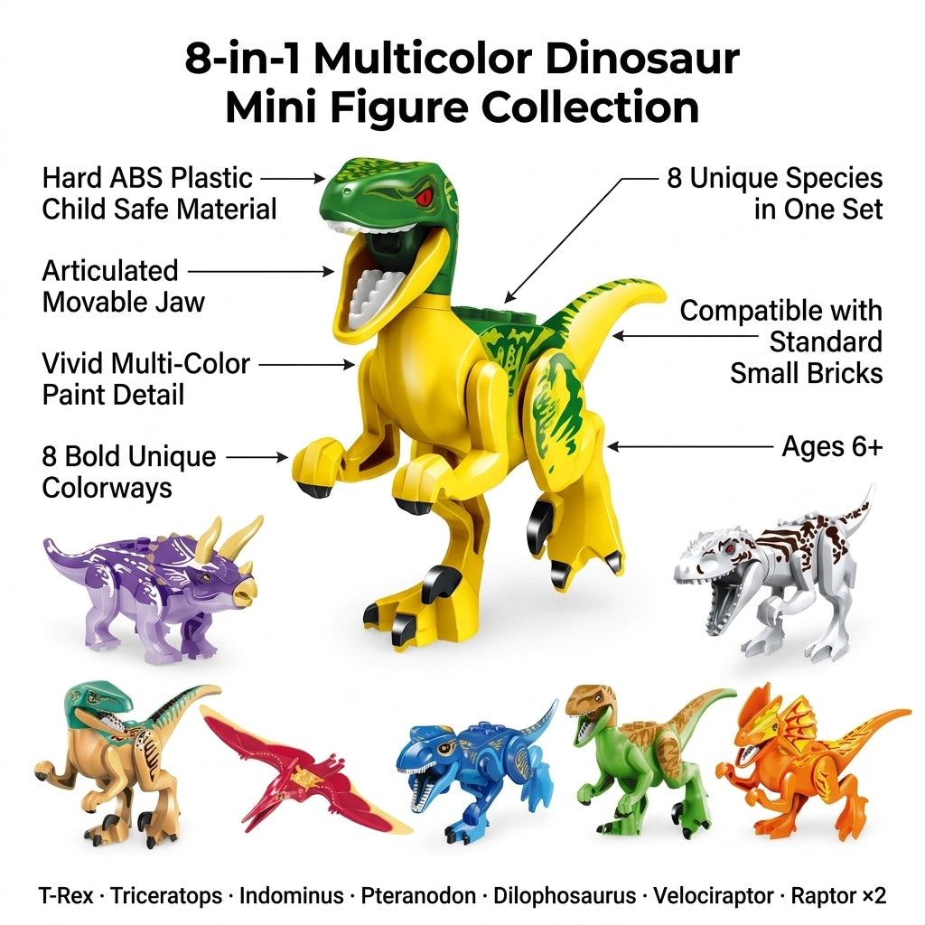 Small Dinosaur Figure Set Collection