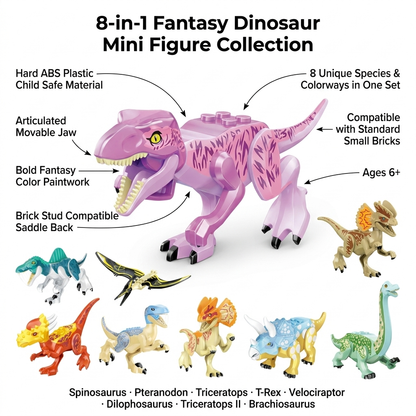 Small Dinosaur Figure Set Collection II