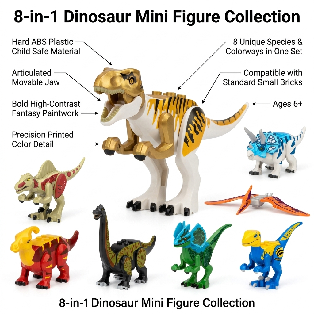 Small Dinosaur Figure Set Collection III