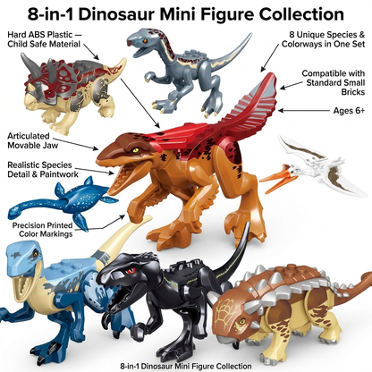 Small Dinosaur Figure Set Collection IV