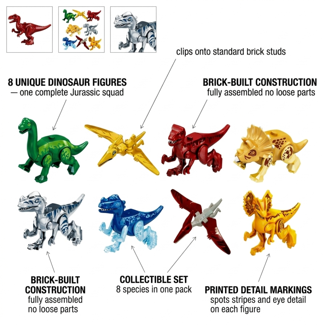 Small Dinosaur Figure Set Collection IV