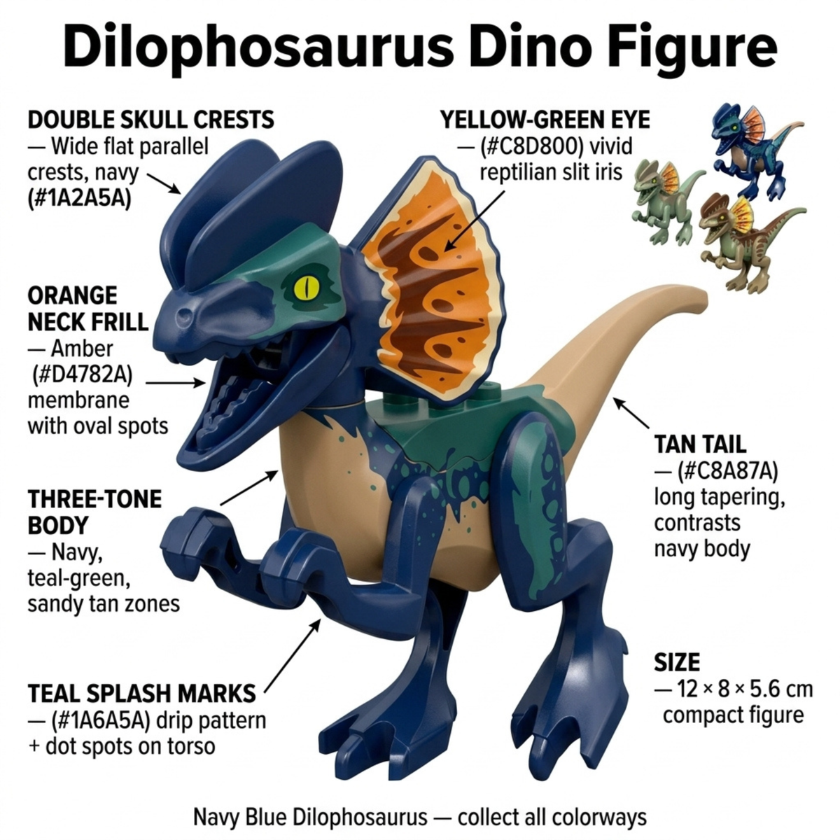 Single Dinosaur Figure Collection VI