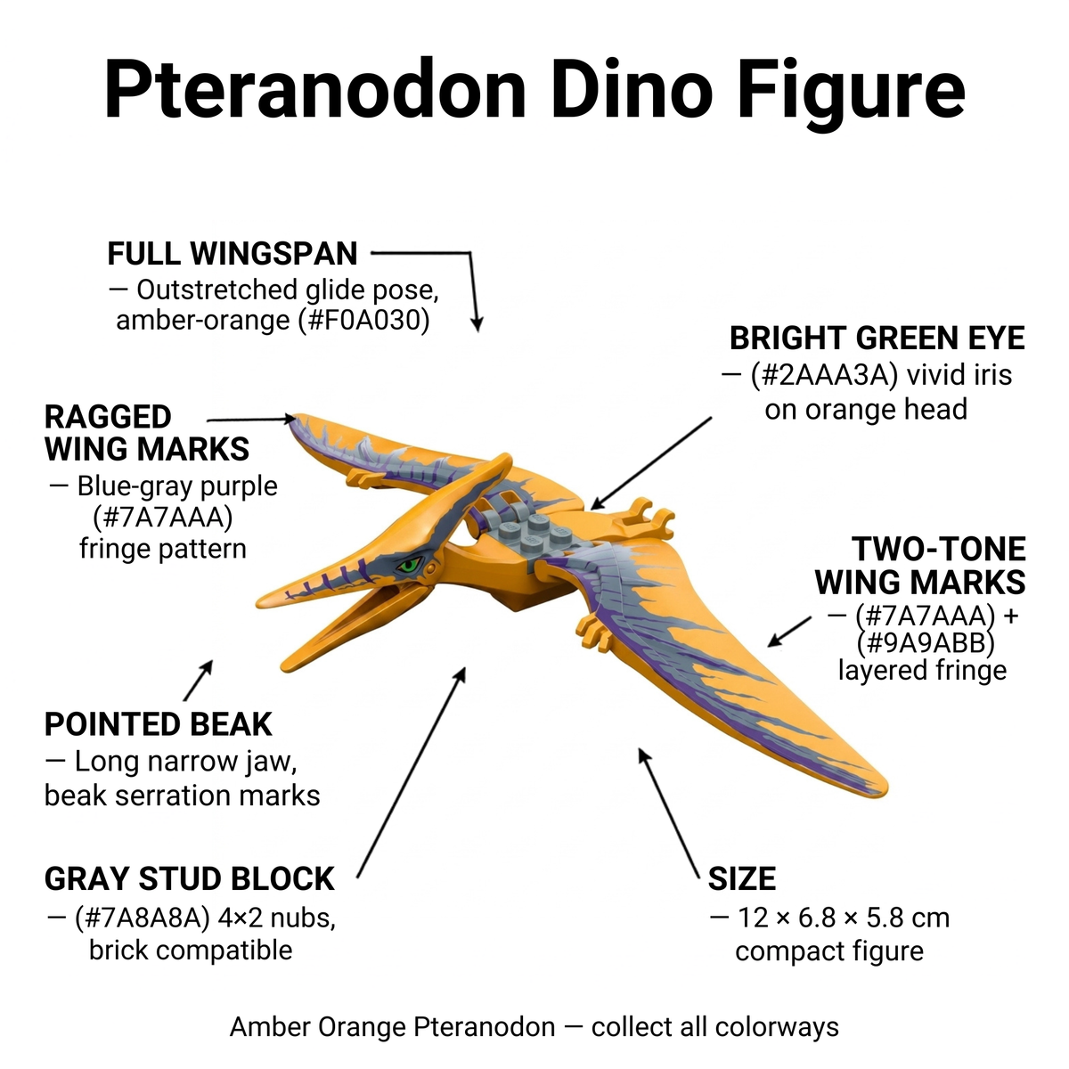 Single Dinosaur Figure Collection VI