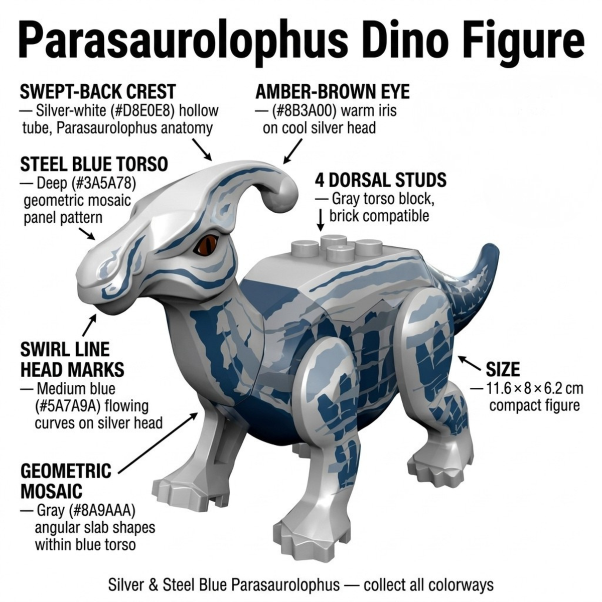 Single Dinosaur Figure Collection VIII