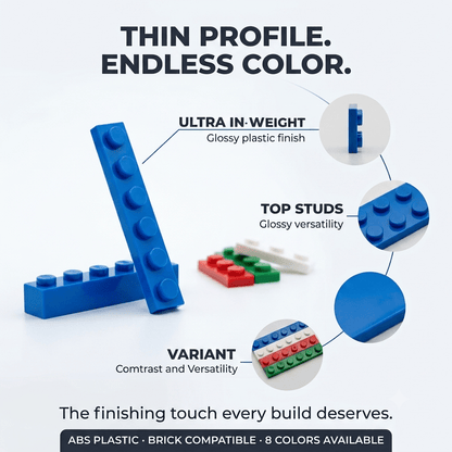 Single-Color Flat Pieces & Baseplates - Brick BrosBuilding Bricks
