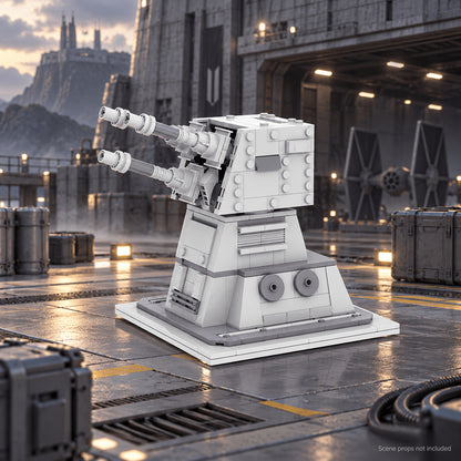Sci-Fi Fortress Walls, Towers & Cannon Build Kits - Brick BrosMOC