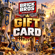 Brick Bros Gift Card fantasy castle and treasure scene