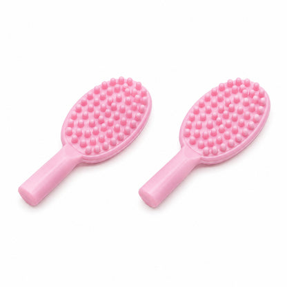 Pink Hair Brush 2-piece pack, two brushes