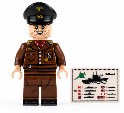Senior Boatswain historical minifigure on white background