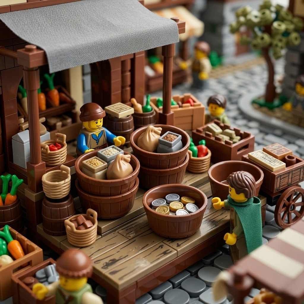 Brown Mini Basin Accessory Minifigure