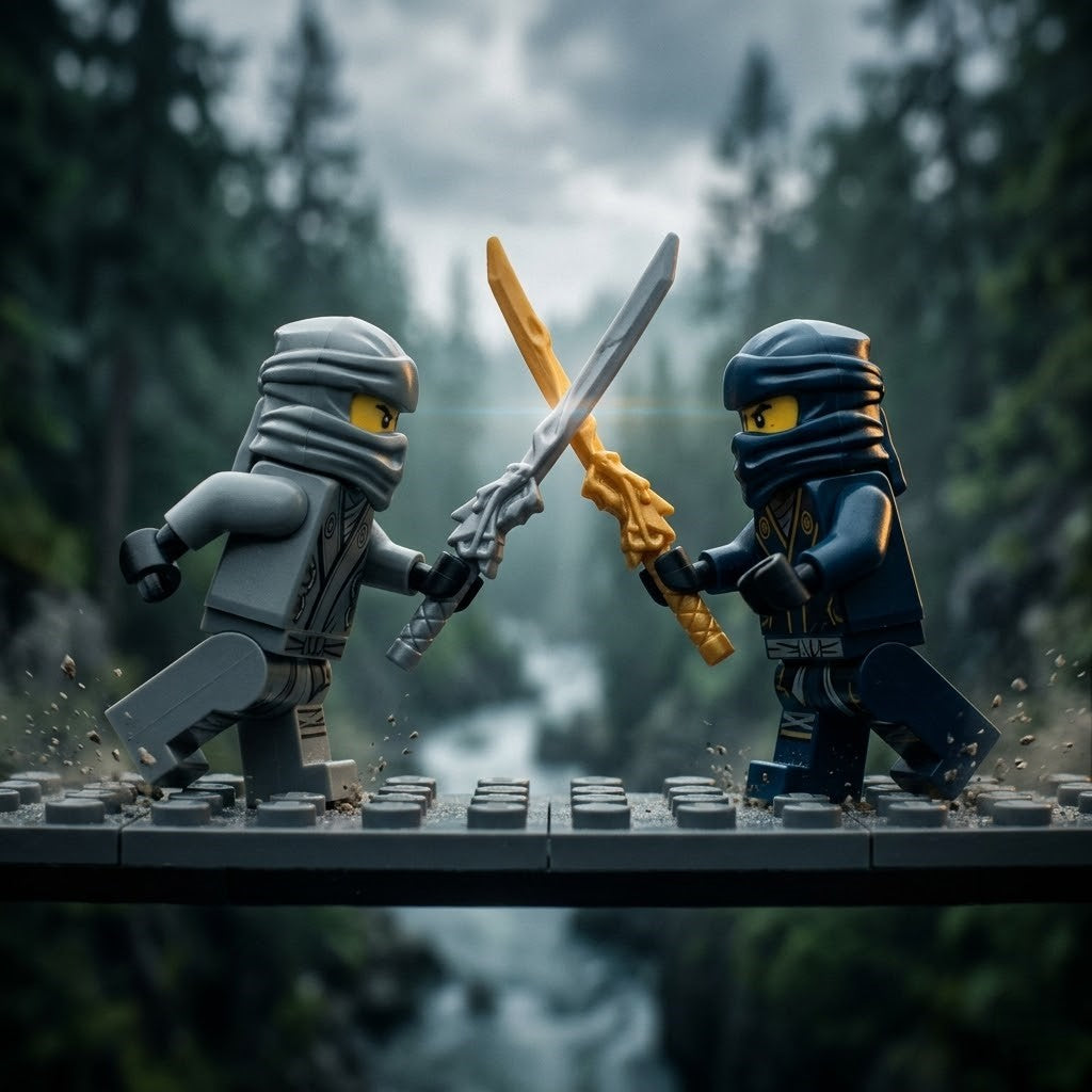 Warrior Katana Sword Accessory Minifigure
