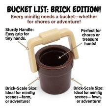 Brown Bucket Accessory Minifigure