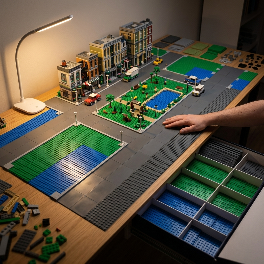 Classic Flat Baseplate — 8-Wide Collection