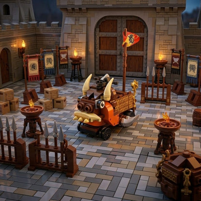 Mystical War Chariot Building Brick Set