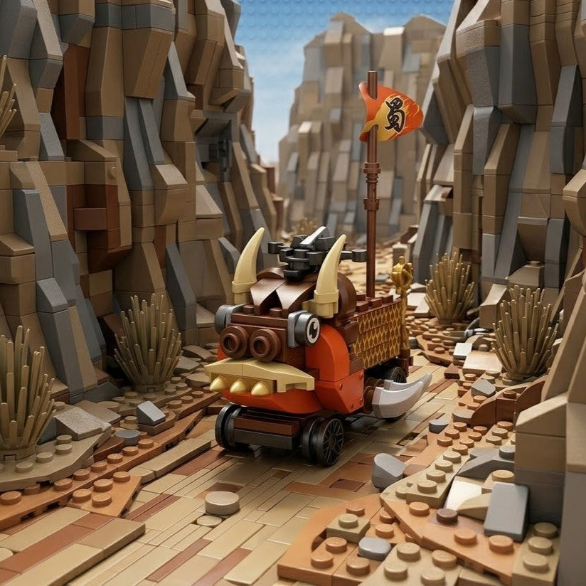 Mystical War Chariot Building Brick Set