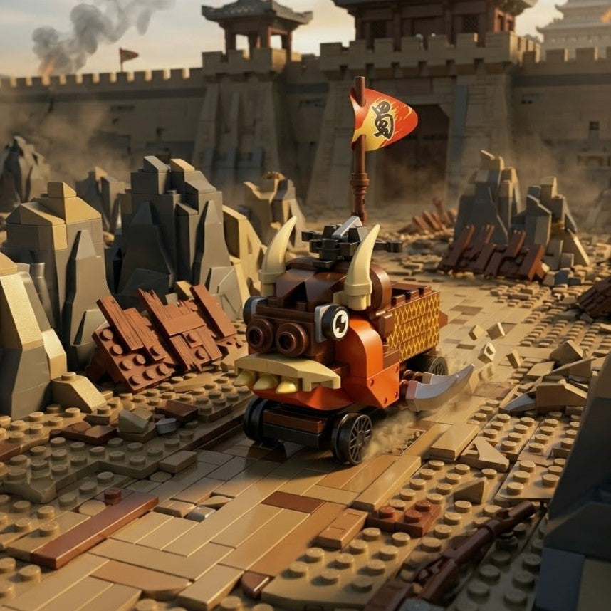 Mystical War Chariot Building Brick Set
