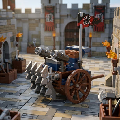 Medieval Siege Cart Building Brick Set