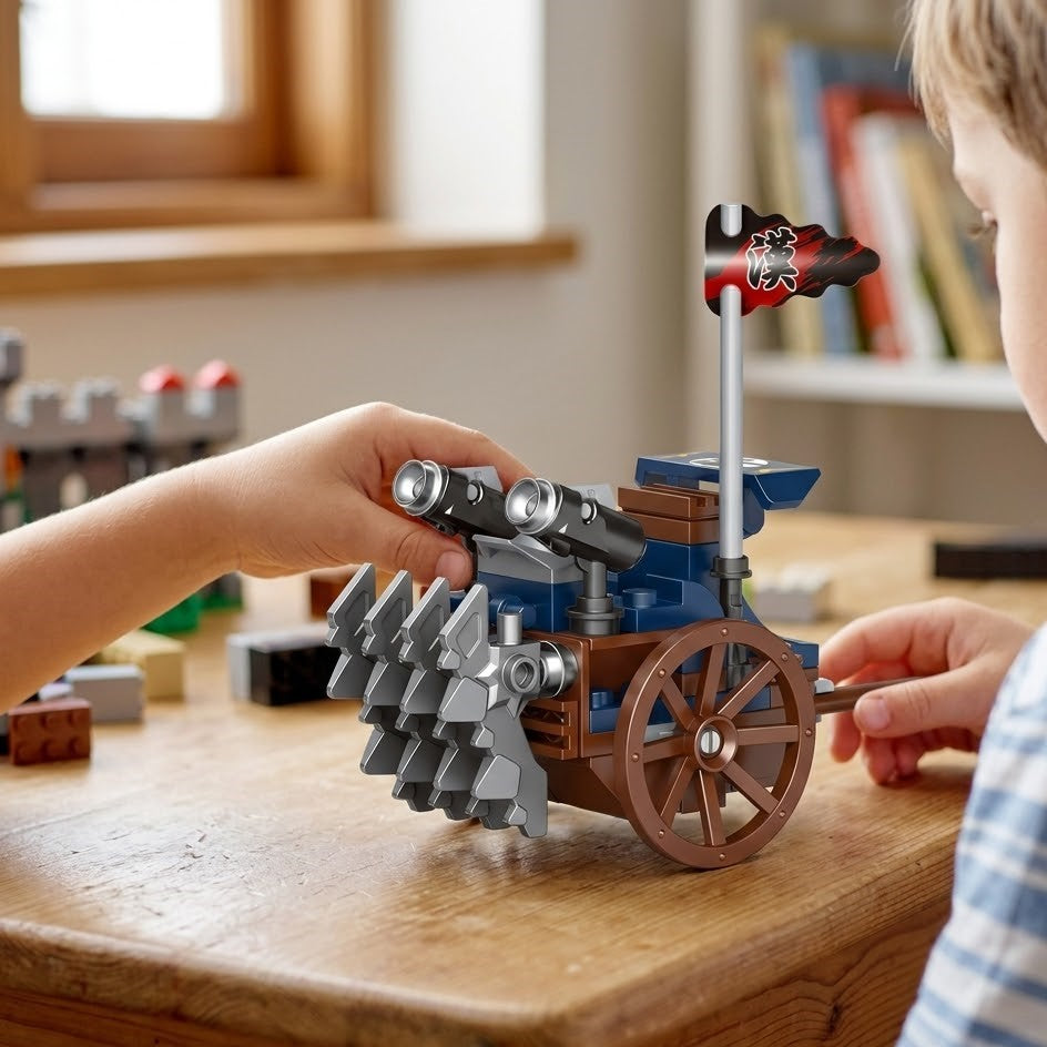 Medieval Siege Cart Building Brick Set